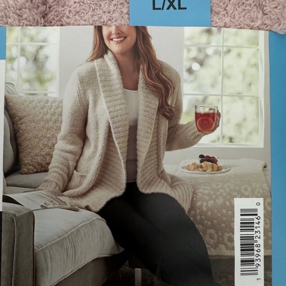 Member's Mark Women's Luxury Premier Collection Cozy Lounge Cardigan Sweater - Picture 3 of 4